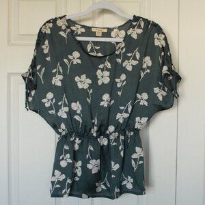 XXI teal peplum top size Medium